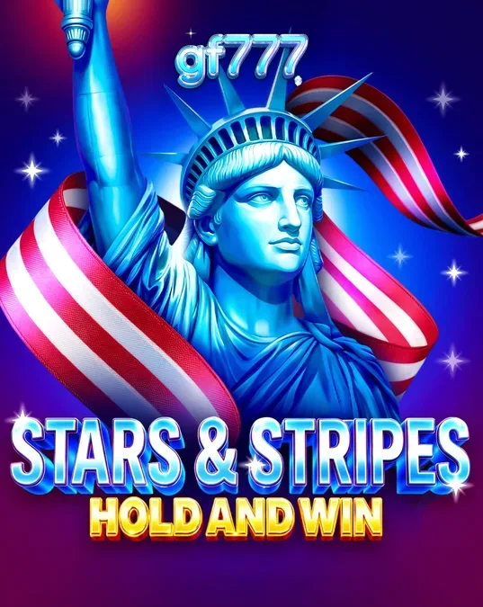 Visual vibrante e patriótico do slot Stars & Stripes Hold and Win com fogos de artifício e símbolos americanos.